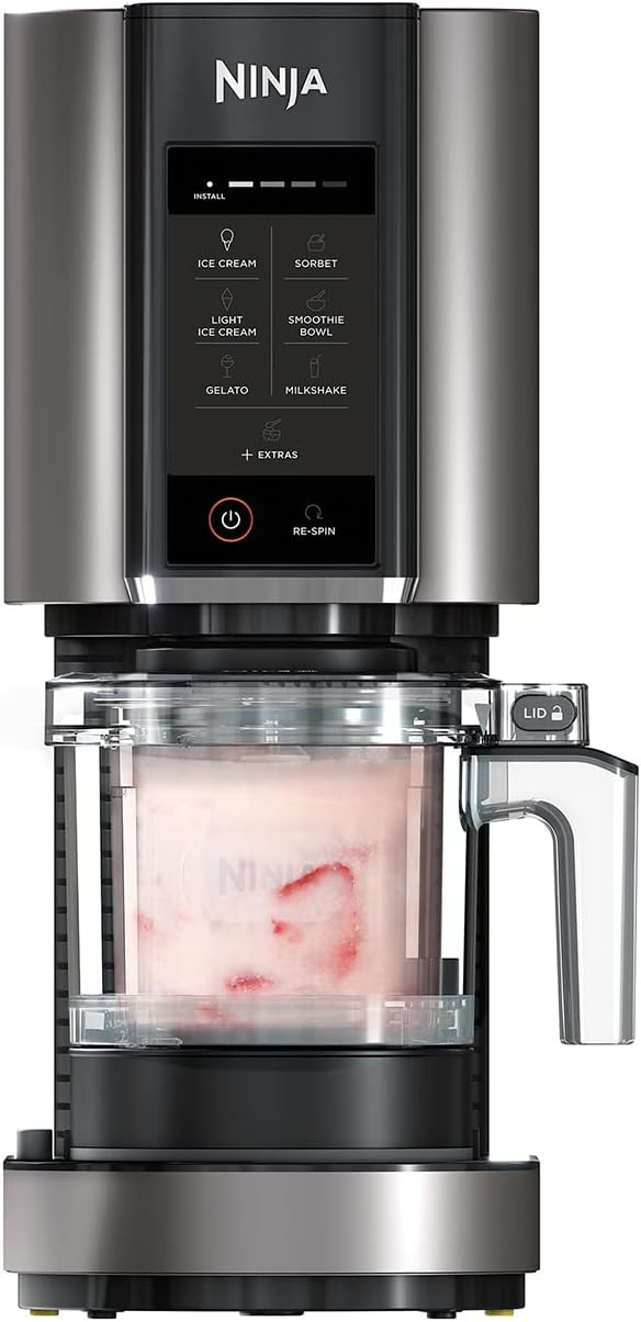 Ninja CREAMi Ice Cream Maker & Frozen Dessert Maker with 3 Tubs, 7 Programs, Makes Ice Cream, Gel... | Amazon (UK)