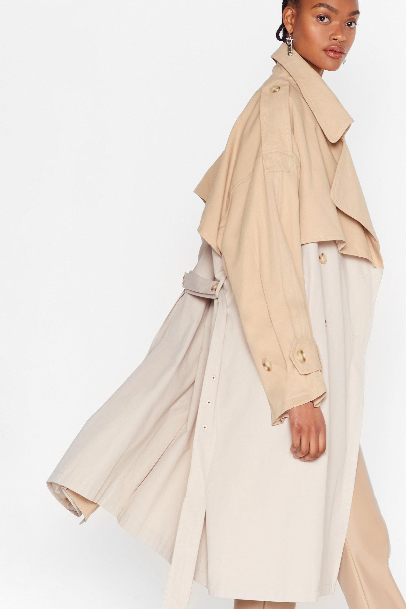 Back to Mac Oversized Trench Coat | NastyGal (US & CA)
