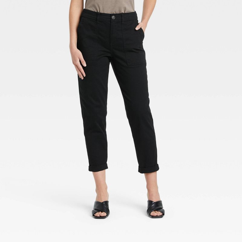Women's High-Rise Utility Ankle Pants - A New Day™ | Target