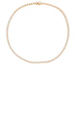 Lili Claspe Reese Tennis Necklace in Gold from Revolve.com | Revolve Clothing (Global)