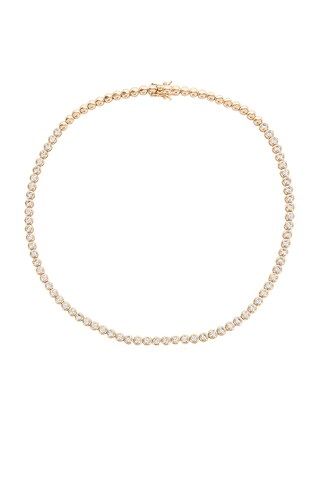 Lili Claspe Reese Tennis Necklace in Gold from Revolve.com | Revolve Clothing (Global)