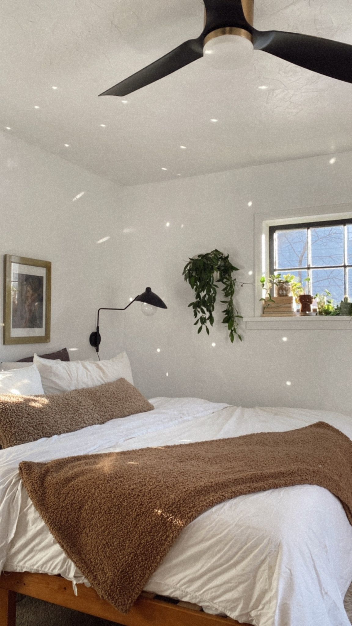 Good morning from my sparkly disco ball bedroom 🪩 #homedecor #amazon #westelm #etsy #target #bedroomdecor 

#LTKFind #LTKhome #LTKunder100