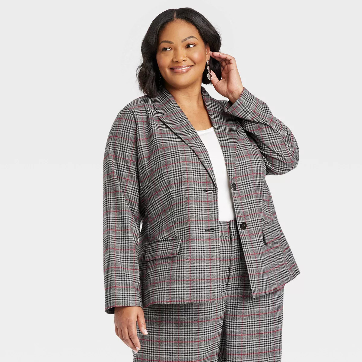 Women's Front-Button Blazer - Ava & Viv™ | Target