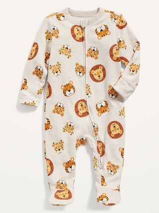 Unisex Printed Sleep & Play Footed One-Piece for Baby | Old Navy (US)