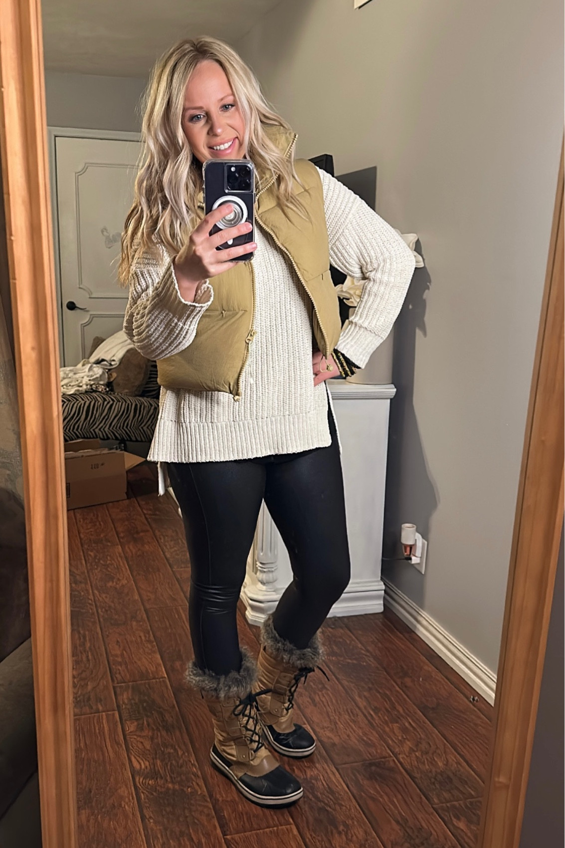 Winter | Sweater | Vest | Boots

#LTKSeasonal #LTKstyletip #LTKworkwear