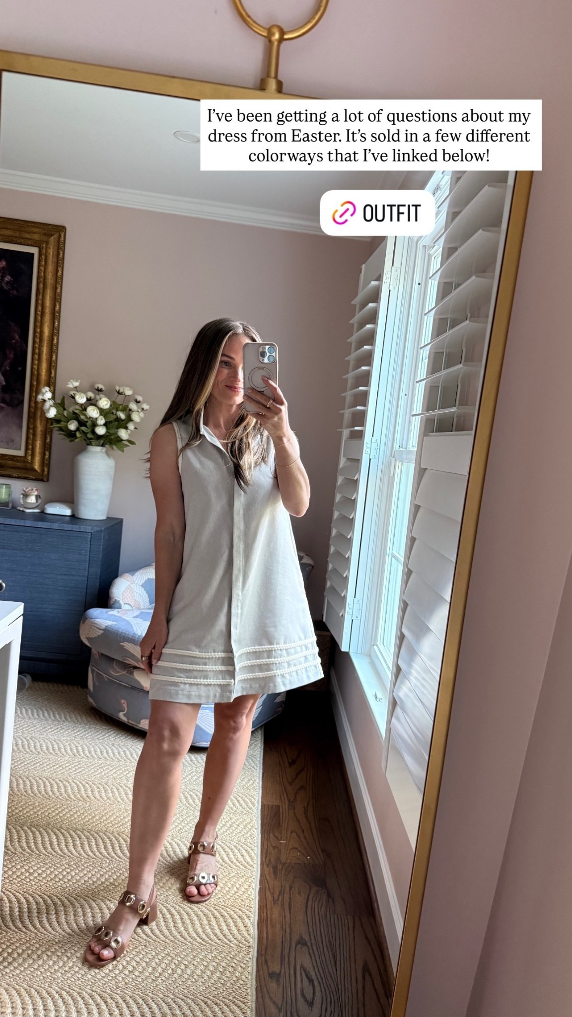I’ve been getting a lot of questions about my dress from Easter. It’s sold in a few different colorways that I’ve linked below!

Shoes are TTS and I have an XS in the dress. 



#LTKootd #LTKPetite #LTKOver40