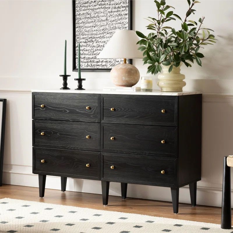 Sivan Unfinished 6 - Drawer Dresser | Wayfair North America