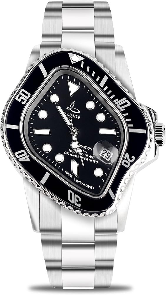 ILLIMITE Melting Automatic Watches for Men Japanese Miyota 8215 Self-Winding Mechanical Movement ... | Amazon (US)