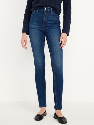Extra High-Waisted Rockstar 360° Stretch Super-Skinny Jeans | Old Navy (US)