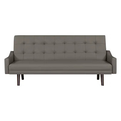 Westbrooks Convertible Sofa Bed George Oliver Fabric: Taupe Gray Polyurethane | Wayfair North America
