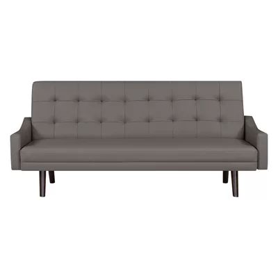 Westbrooks Convertible Sofa Bed George Oliver Fabric: Taupe Gray Polyurethane | Wayfair North America