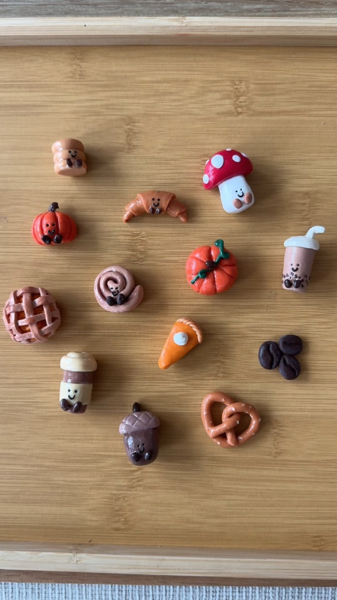 AUTUMN CLAY MAGNETS 🍂🍄🎃🍁🧋🧸

#LTKuk #LTKhome #LTKautumn