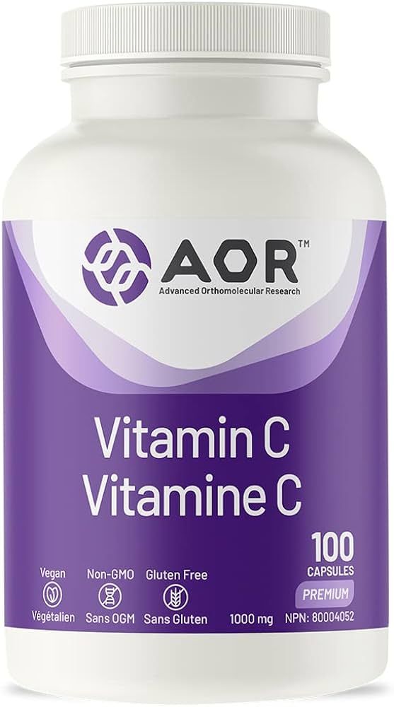 AOR - Vitamin C 1000mg, 100 Capsules - Support Overall Health - Cold and Flu Prevention, Wound He... | Amazon (CA)