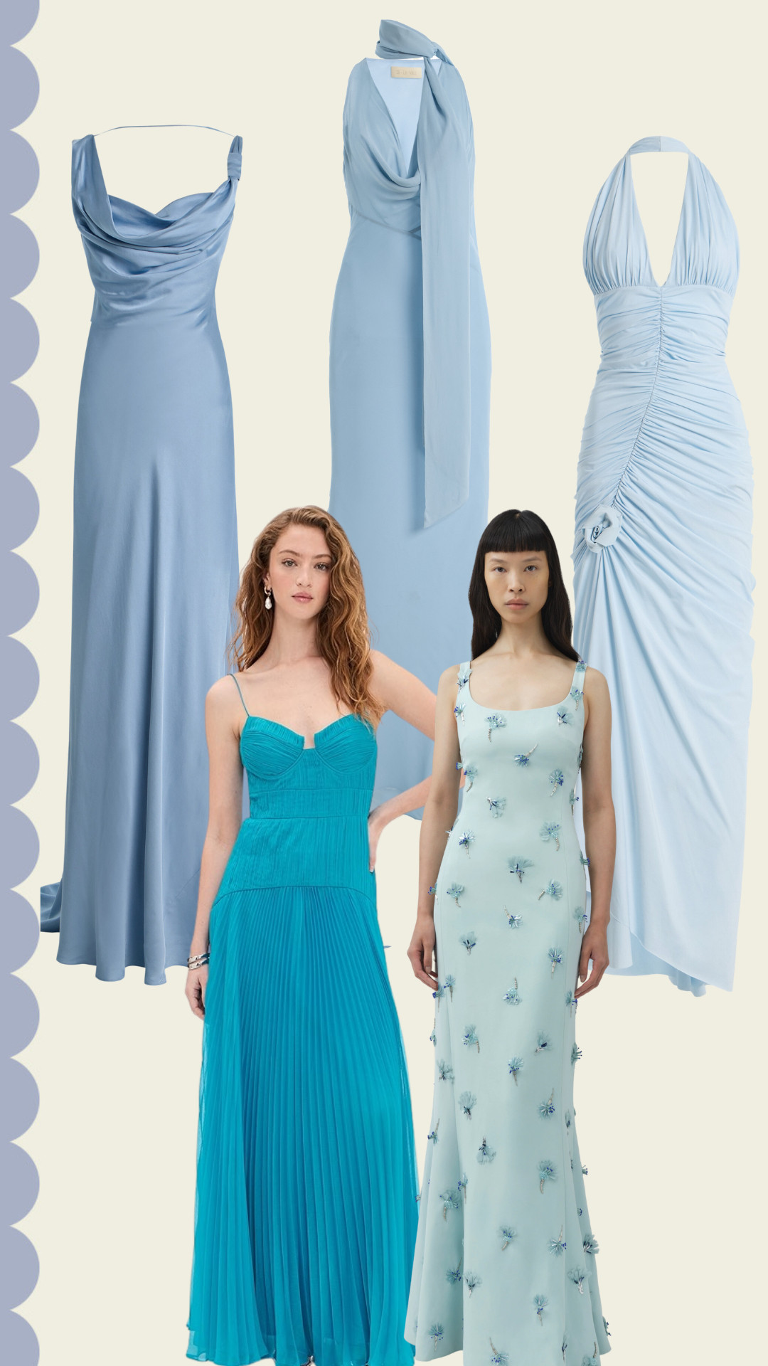 Blue wedding guest dress inspo!

#LTKootd #LTKSeasonal #LTKWedding