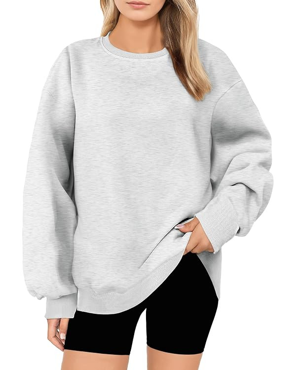 Oversized Sweatshirt for Women, Crewneck Sweatshirts Women Pullover Long Sleeves, Pullover Sweate... | Amazon (US)