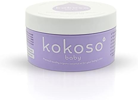 Kokoso Baby Organic Coconut Oil - Moisturising 100% Natural Baby Oil for Baby Massage, Dry, Sensi... | Amazon (UK)