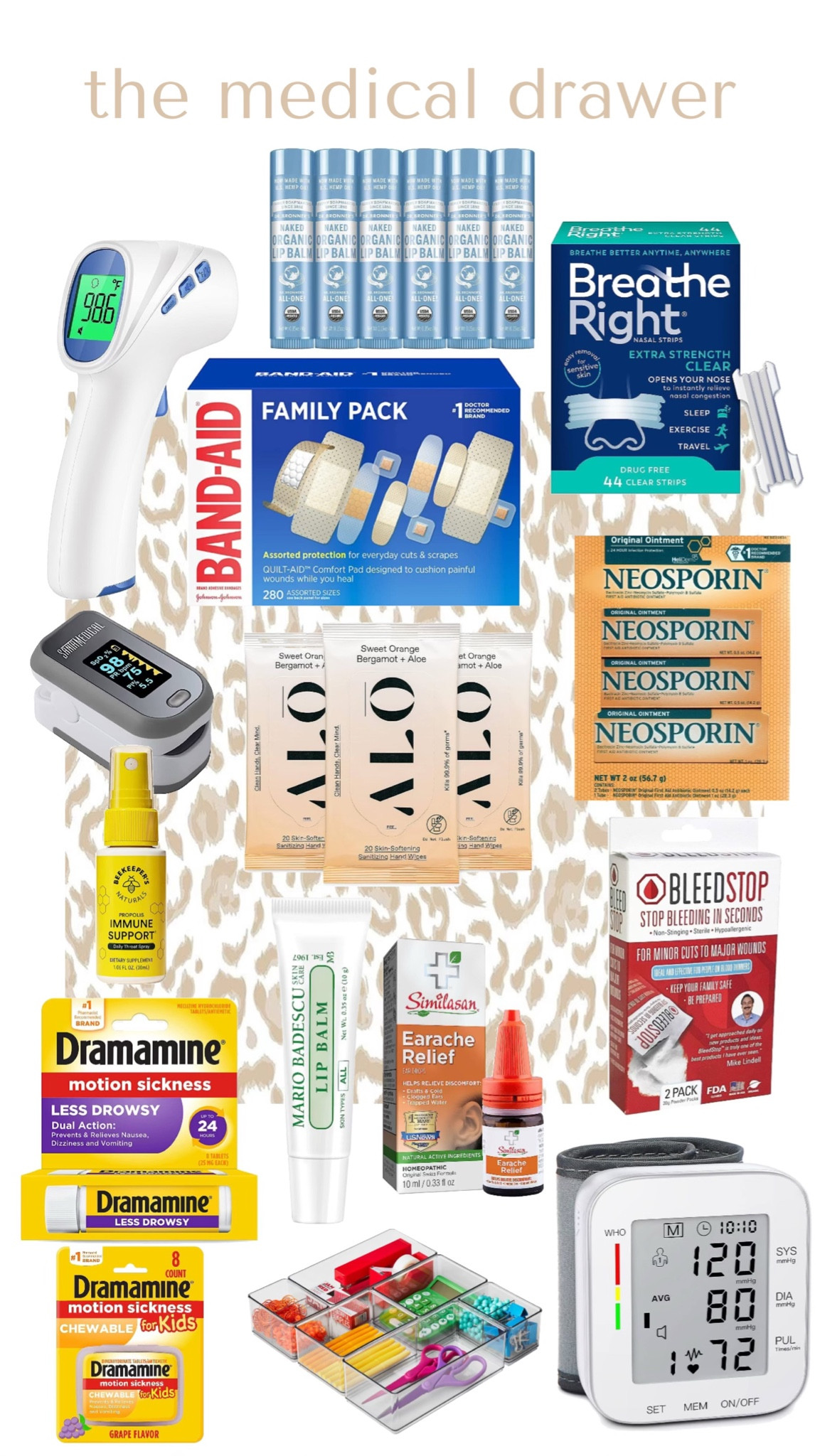 My medical drawer organization