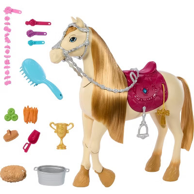 Barbie Mysteries the Great Horse Chase Interactive Toy Horse with Sounds Music & Accessories Set ... | Target
