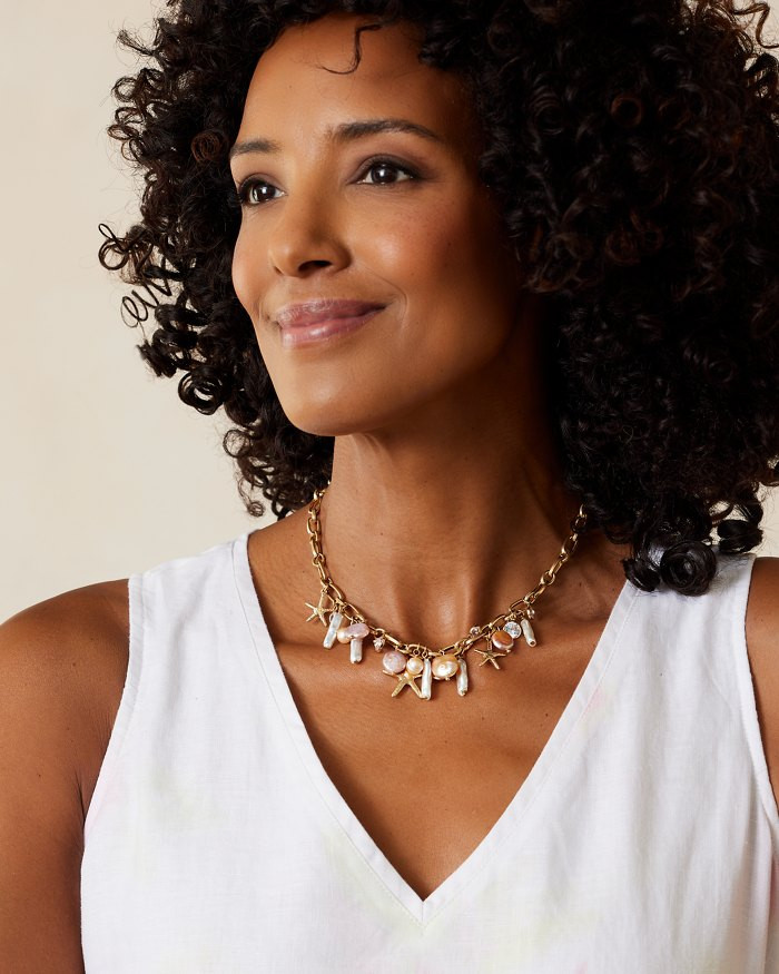 Sun-Kissed Sunrise Freshwater Pearl Statement Necklace | Tommy Bahama