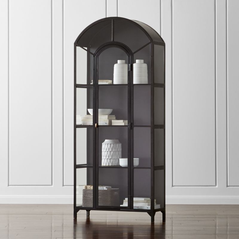 Ventana Glass Display Cabinet + Reviews | Crate and Barrel | Crate & Barrel