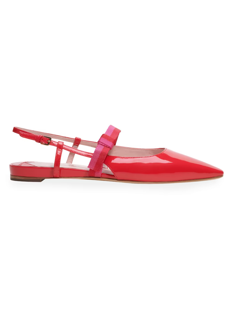 kate spade new york Maritza Leather Slingback Mules | Saks Fifth Avenue