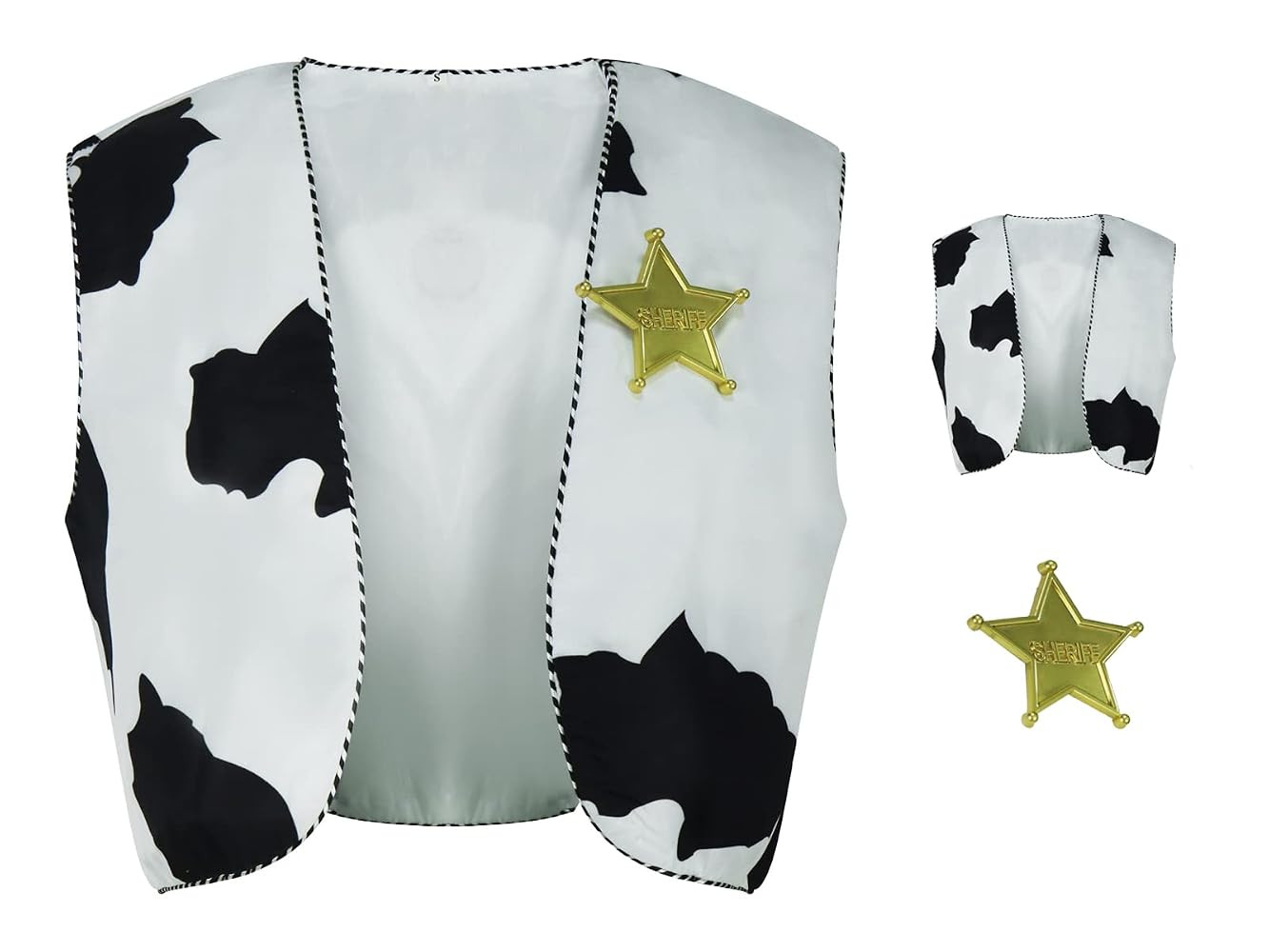 PAINEOMN Woody Shirt for Men Woody Vest Cowboys Halloween Cosplay Costume Adult Long Sleeves Plai... | Amazon (US)