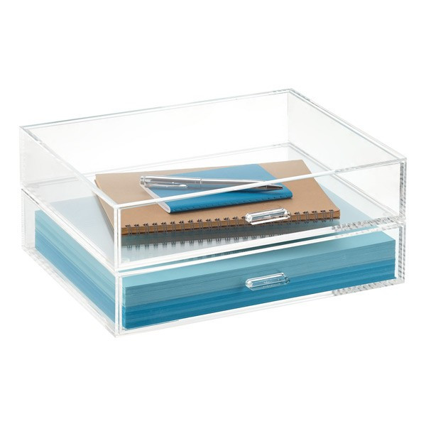 Landscape Acrylic Paper Drawer | The Container Store