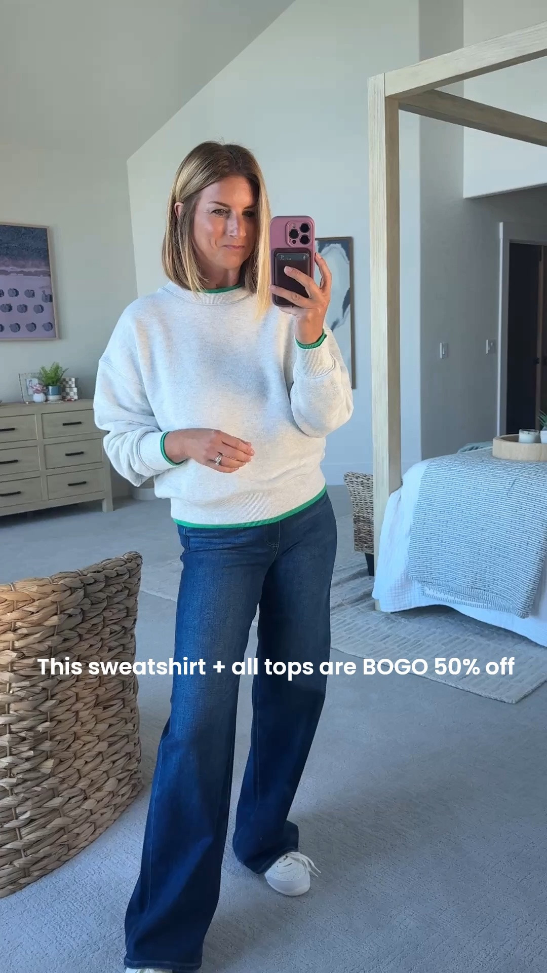 BOGO 50% off all tops👇

#LTKSaleAlert
