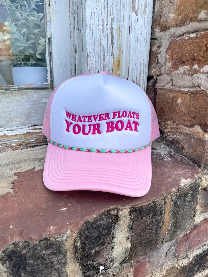 Whatever Floats Your Boat Trucker Hat | PEGGI + ME