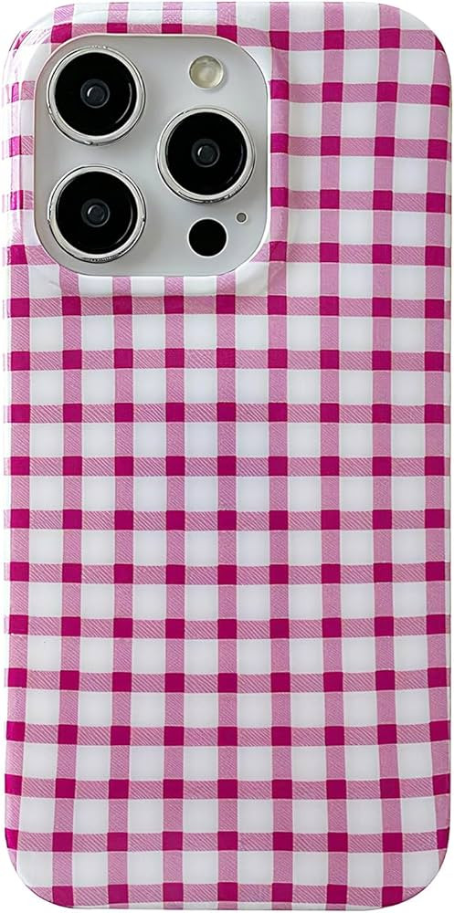 ZTOFERA for iPhone 16 Pro Case with Trendy Grids Plaid Checkerboard Pattern,Fashion Simple Checke... | Amazon (US)