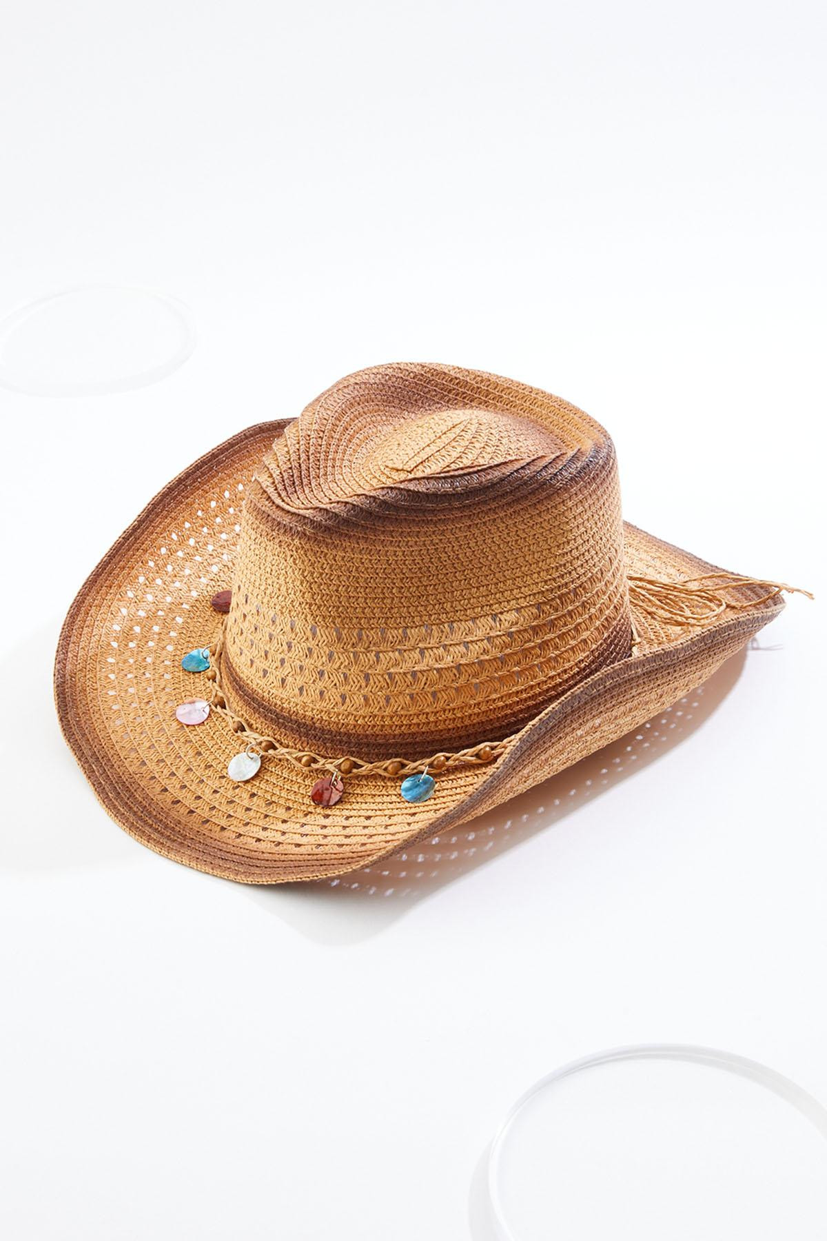 Charm Embellished Trim Straw Hat | Cato Fashions