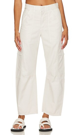 Marcelle Low Slung Cargo in Oysterette | Revolve Clothing (Global)