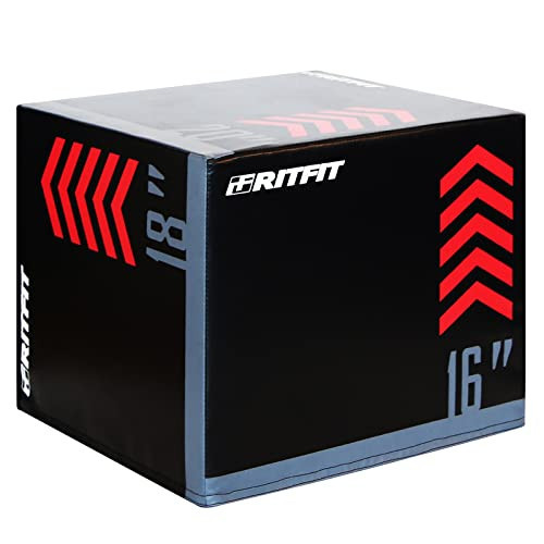 RitFit 3-in-1 Foam Plyometric Box, High Density PVC Cover | Amazon (US)