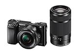 Sony Alpha a6000 Mirrorless Digital Camera w/ 16-50mm and 55-210mm Power Zoom Lenses | Amazon (US)