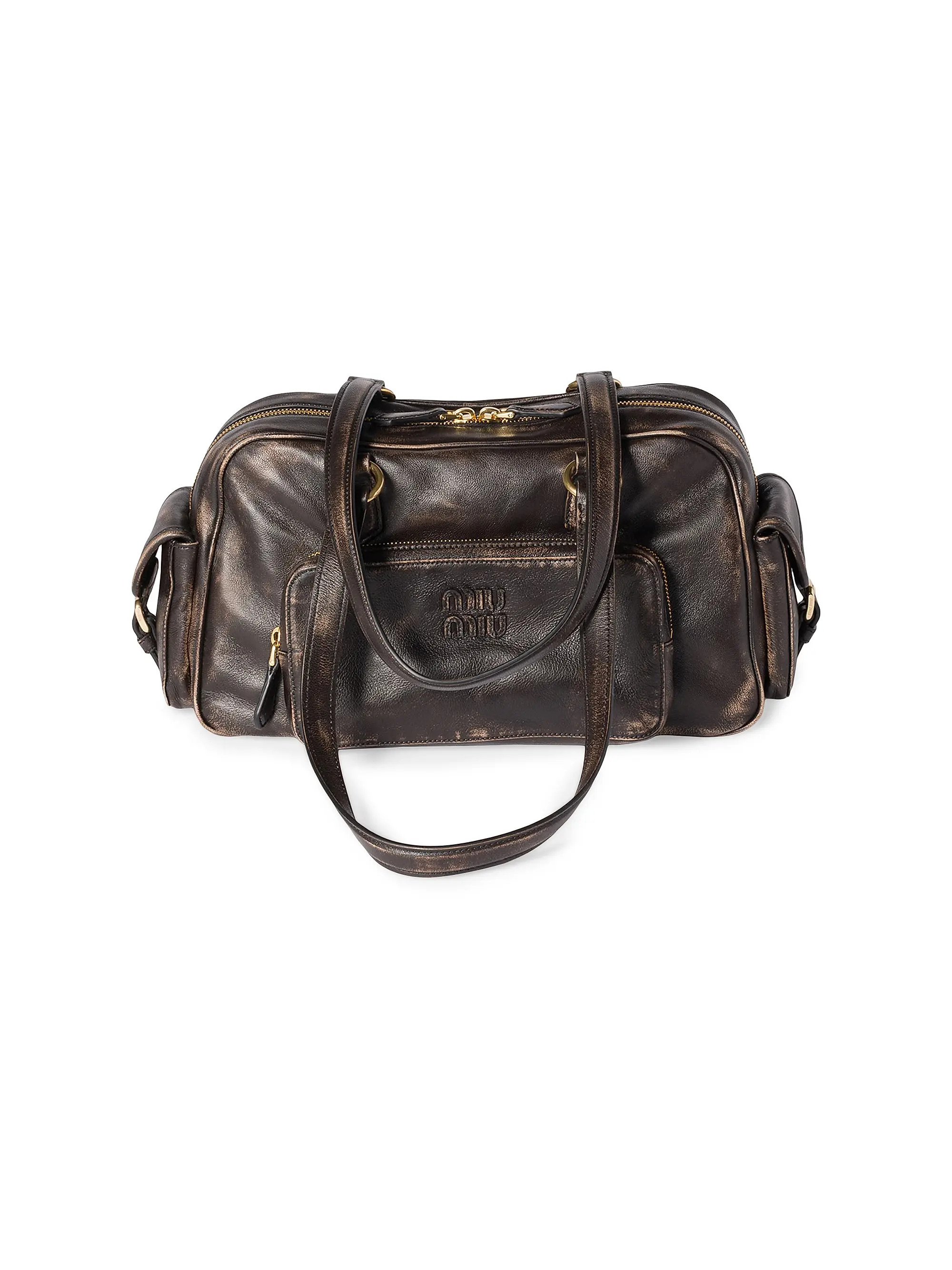 Pocket Nappa Leather Shoulder Bag | Saks Fifth Avenue