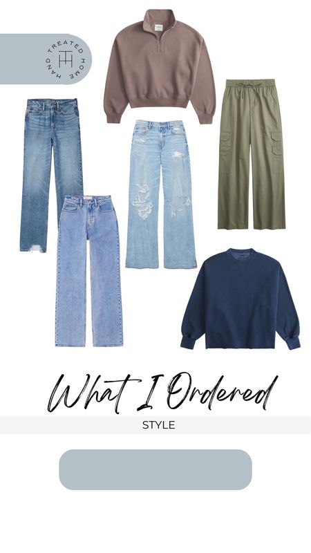 My recent order!

Abercrombie finds, Abercrombie jeans, Abercrombie denim, America eagle fashion, cargo pants, spring trends, 

#LTKstyletip #LTKSeasonal