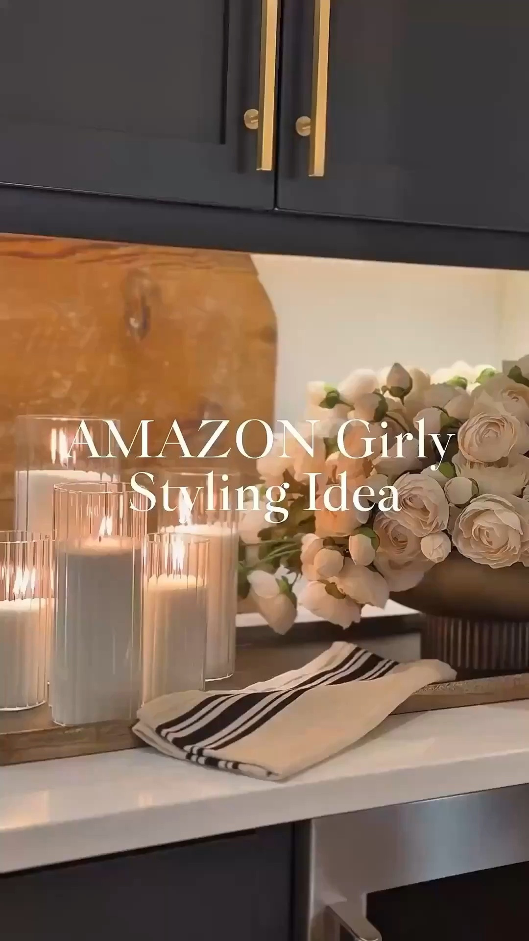 Girly styling ideas will always have my heart. ❤️ These fluted candle holders add the softest, most elegant touch to any space. I filled them with candle pearls for a luxe, glowing look that feels so dreamy. The tea roses pair beautifully with my brass metal bowl, and a simple linen napkin adds that effortless, elevated charm… especially in the kitchen. This whole setup works perfectly in an entryway, on a coffee table, styled on a tray, or even beside your bed for a cozy, feminine moment.

Summerthompsonstyles 

#LTKBeauty #LTKHome #LTKSaleAlert