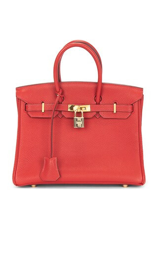FWRD Renew Hermes Togo Birkin 25 Retourne Handbag in Red. | Revolve Clothing (Global)