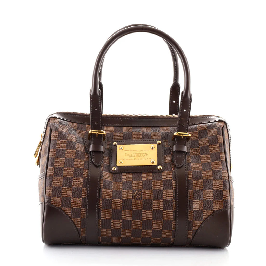 Louis Vuitton Berkeley Handbag Damier Brown 121929144 | Rebag