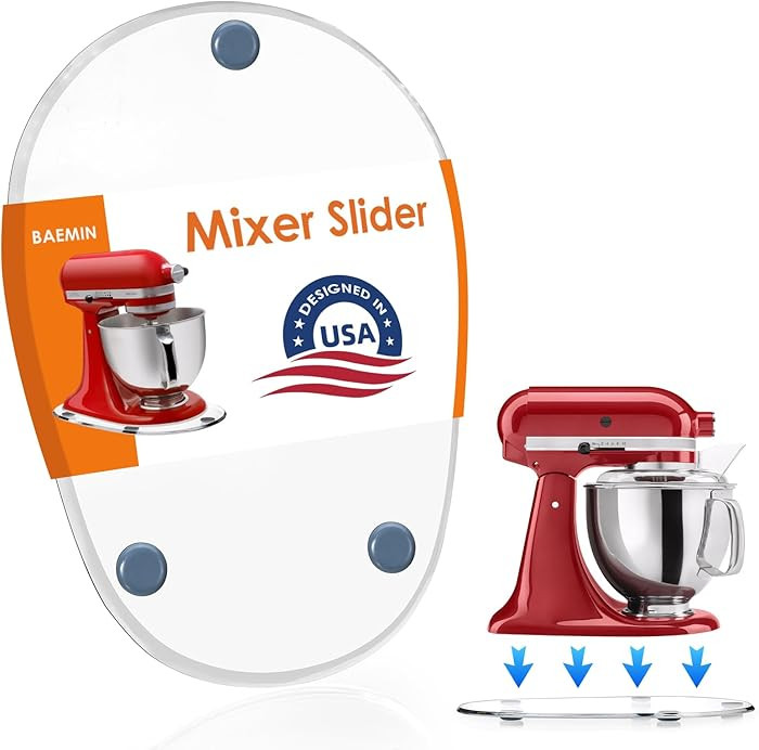Baemin Thickened Acrylic Mixer Slider, Compatible with KitchenAid Mixer, Heavy-Duty Mixer Slider ... | Amazon (US)