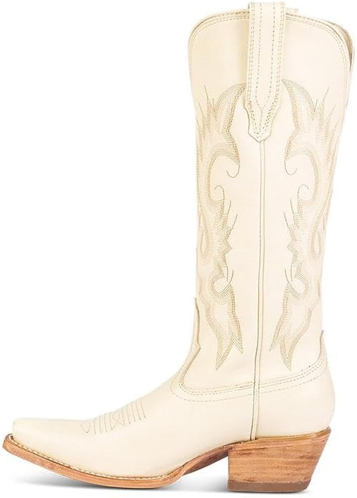 Amazon.com | DREAMCIA Vintage Western Cowboy Boots for Women with Embroidery and Chunky Heel, Mid... | Amazon (US)