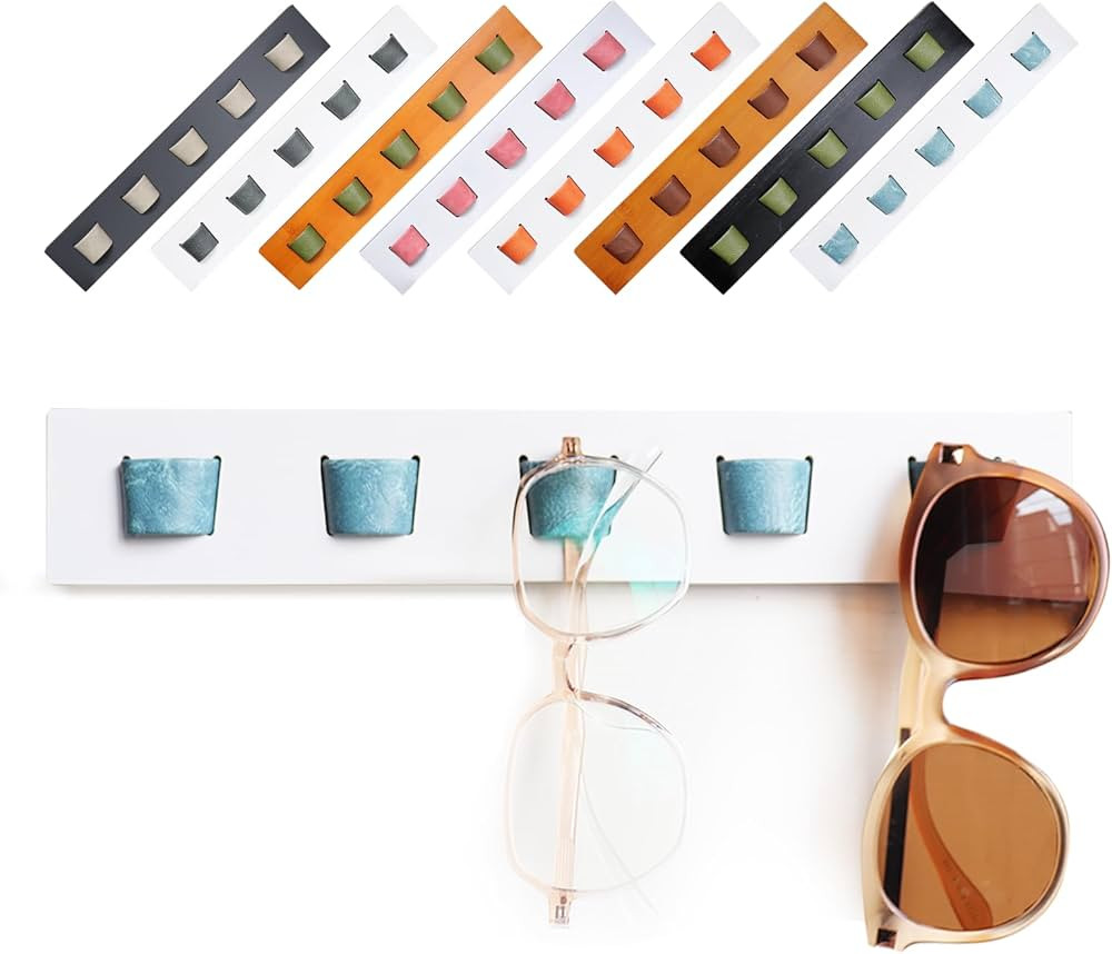 ACOCOFE Sunglass Organizer Glasses HoldeSunglass Organizer Glasses Holder (White-blue) | Amazon (US)
