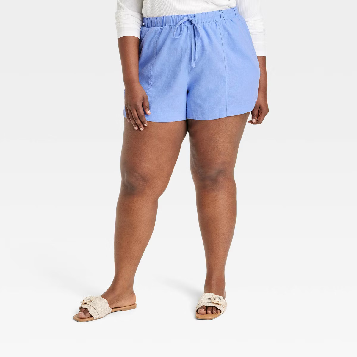 Women's High-Rise Linen Pull-On Shorts - Universal Thread™ | Target