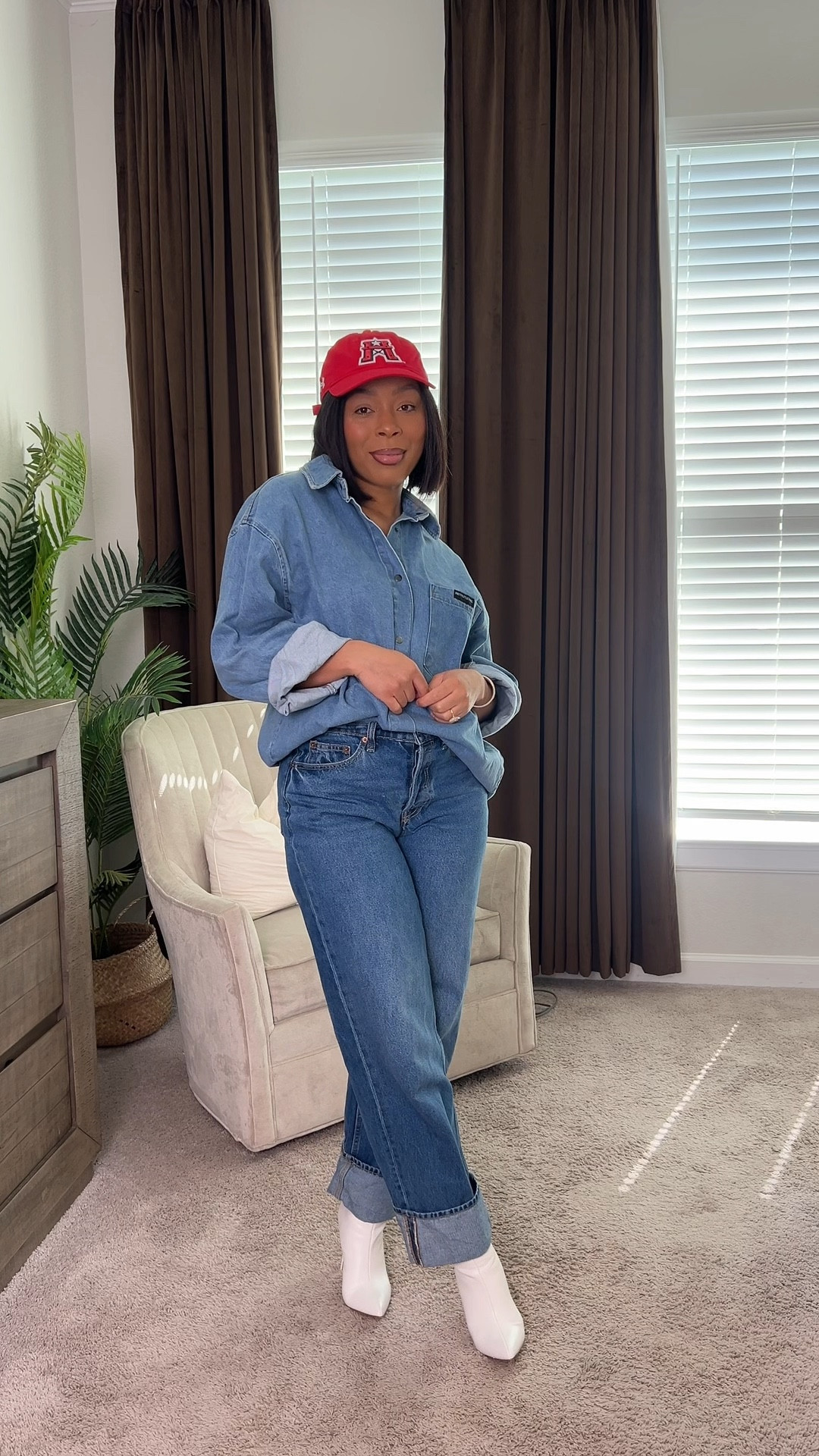 Love a good denim on denim moment 