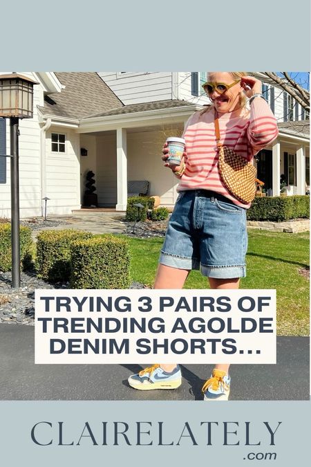 Agolde denim shorts are IT for Summer but are they worth it? All the details today on CLAIRELATELY.com

spring, summer outfit, Shopbop, Nordstrom, stripe sweater, sneakers, Clare v bag, cuff bracelet stack, hoop earrings, J.Crew

#LTKover40 #LTKSeasonal #LTKstyletip