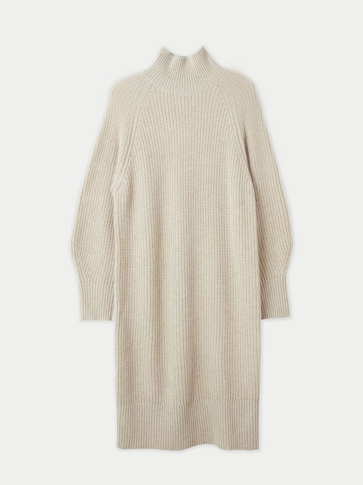 Reborn Cashmere Turtleneck Cocoon Dress | Gobi Cashmere