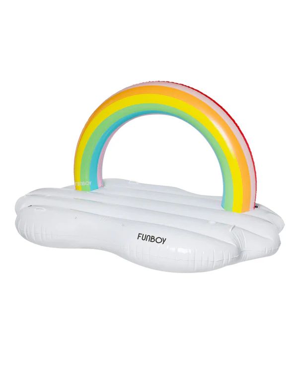 Inflatable Rainbow Daybed Pool Raft & Float | FUNBOY