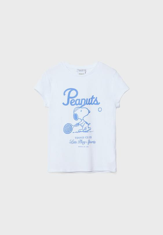 Snoopy print T-shirt | Stradivarius (UK)