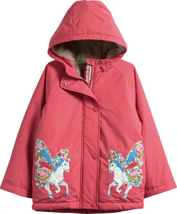 Kids' Fleece Lined Hooded Coat | Nordstrom