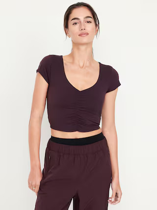 Light Support StudioSmooth Crop Top | Old Navy (US)
